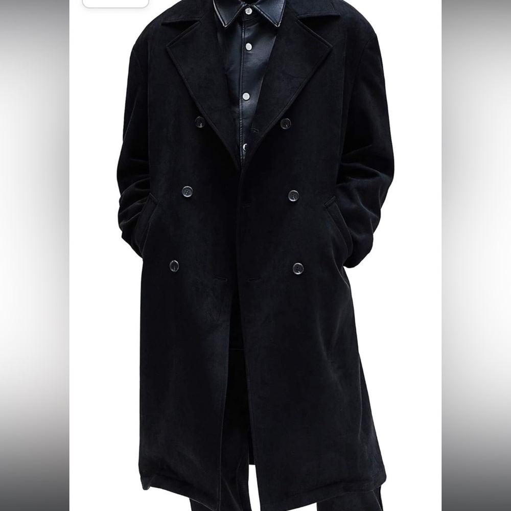 BLACK TRENCH COAT